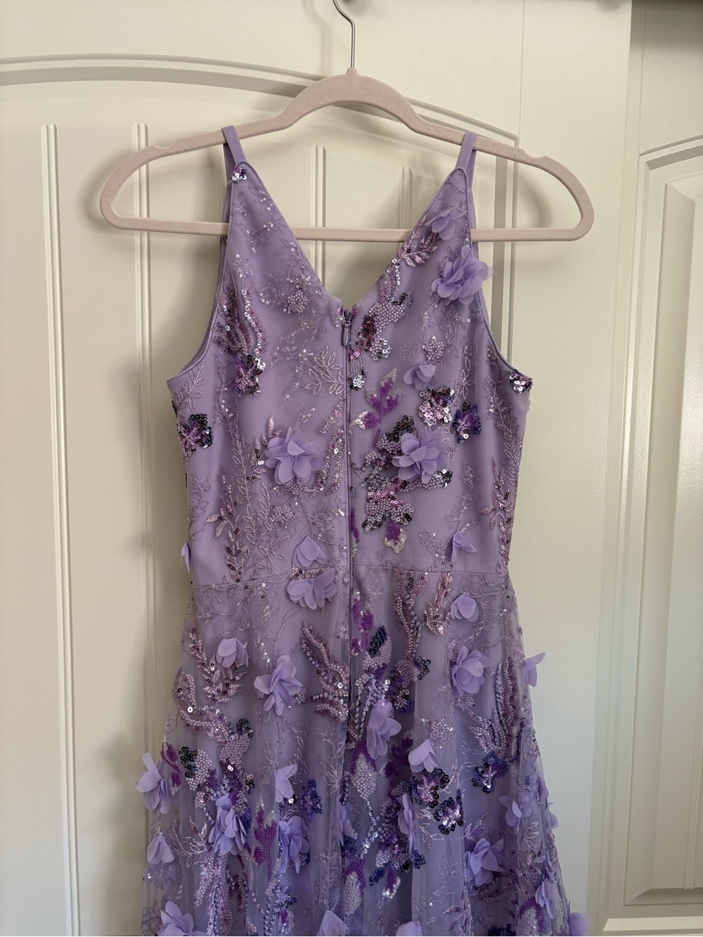 Dress the Population Audrey Cocktail Dress NWT lavender size small - Picture 8 of 13